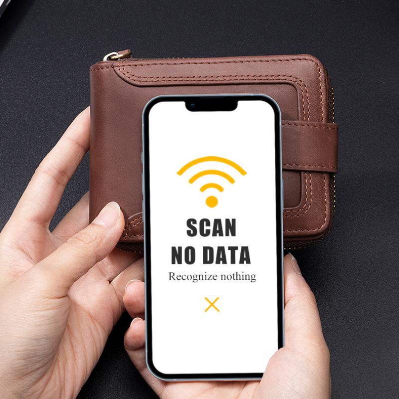 Бренд 100% коровья кожа RFID защита от кражи кисть горизонтальный кошелек ретро роскошный мужской короткий кошелек многослотовый кошелек для монет