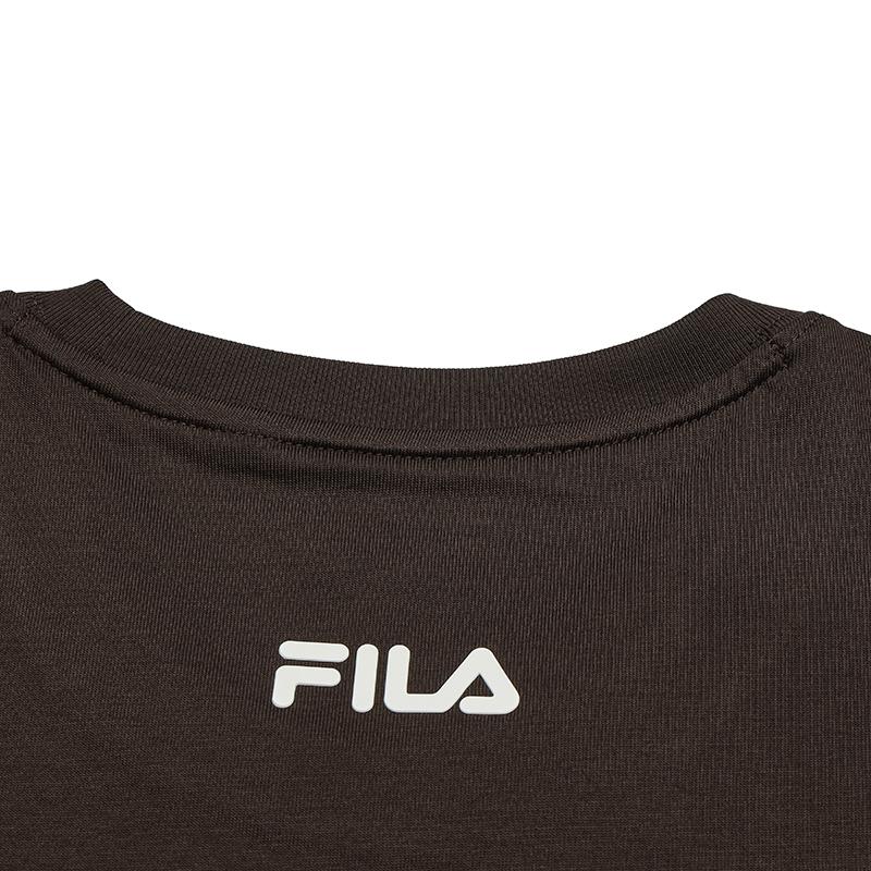 Fila Оригинальная Мода Ретро Простая Повседневная Спортивная Повседневная Универсальная Удобная Прохладная Дышащая Мягкая Хлопковая Трикотажная Футболка с Коротким Рукавом F11M539111F-BN
