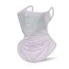 Ice Silk Neck Gaiter for Men Women Ear Loops Sun Protection Cycling Face Mask Breathable Mesh Cooling Outdoor Driving Face Cover