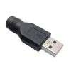 Адаптер питания USB - DC5521, разъем-конвертер для зарядки с разъемом «папа-мама» на «мама» для ноутбуков, блок питания для ноутбуков