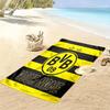 Пляжное полотенце BVB с индивидуальным именем, большое, мягкое, быстросохнущее, для пляжа, кемпинга, плавания -HE195