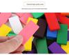Colored Wooden Domino Blocks - 120 Pieces for Kids Age 2-6