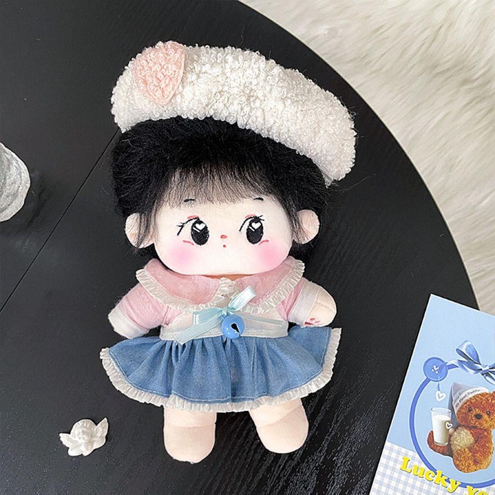 Одежда для куклы 20 см Разноцветный головной убор для куклы Набор платьев Аксессуары для куклы Игрушка Хлопковая мягкая кукла