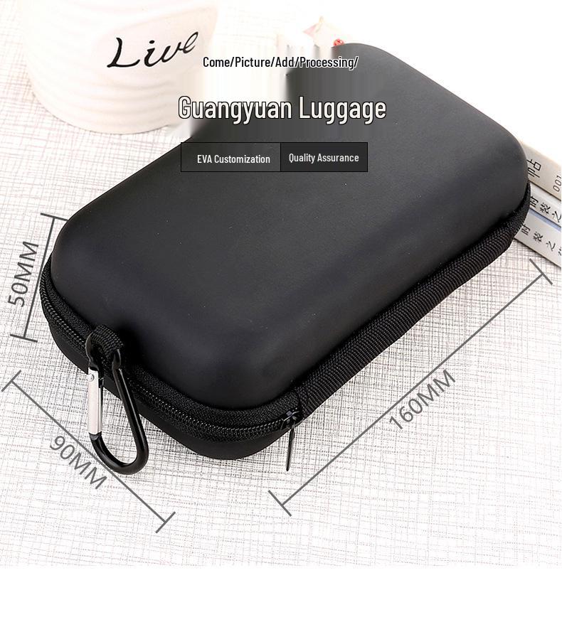 Сумка для хранения из ЭВА на молнии для внешних аккумуляторов, наушников, кабелей, жестких дисков и телефонов