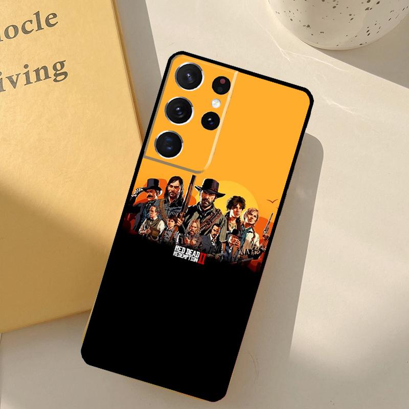 Чехол Red Dead Redemption 2 для Samsung Galaxy S23 S20 FE S21 S22 Ultra Note 20 S10e S8 S9 S10 Note 10 Plus