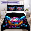 3pcs Baseball Bedding Set Duvet Cover Closure Includes 1 Duvet Cover & 2 Pillowcases, Soft and Comfortable for All Seasons.
