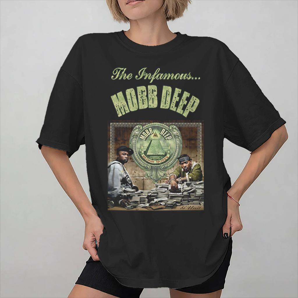 Mobb Deep The Infamous Модная Футболка Унисекс Женская 100% Хлопок Футболка Одежда