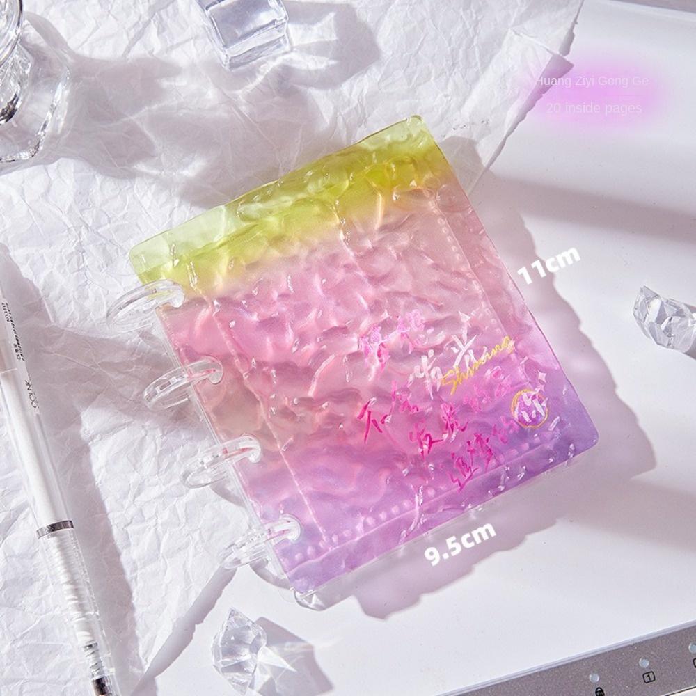 Цветной альбом для фотокарточек "Колотый лед" 3 дюйма, альбом для коллекционирования карточек айдолов, новый альбом для карточек, унисекс