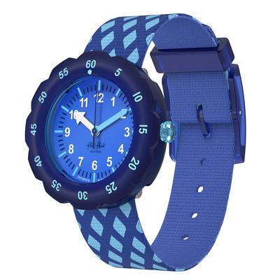 Часы Swatch Flik Flak CRISS-CROSS FPSP076 Синие для мальчиков