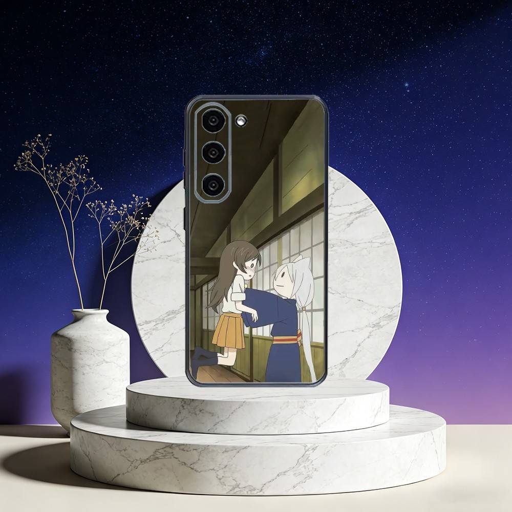 Чехол для телефона с рисунком Томоэ и Камисама из аниме Для Samsung Galaxy A73, A72, A71, A70, A53, A52, A51, Другие Мягкий черный чехол