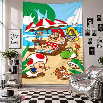 Wall TapestrySuper Mario Art Hanging Cloth Decorative Background Cover for Room Decoration