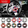 Автомобильный руль, эмблема, значок, наклейка, наклейка для Mini Cooper R55 R56 R57 R58 R59 R60 R61 Countryman