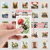 50 Retro Stamp Series Graffiti Stickers DIY Stationery Stickers Water Cup Computer Waterproof Decorative Stickers