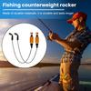 2 шт. Сигнализатор поклевки для ловли карпа, портативный легкий индикатор поклевки для рыбы, свингер