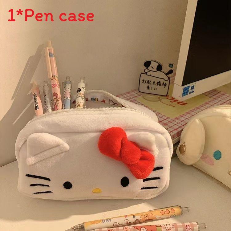 Hello Kitty Pochacco Plush Storage Bag With High Capacity For School And Home Organization