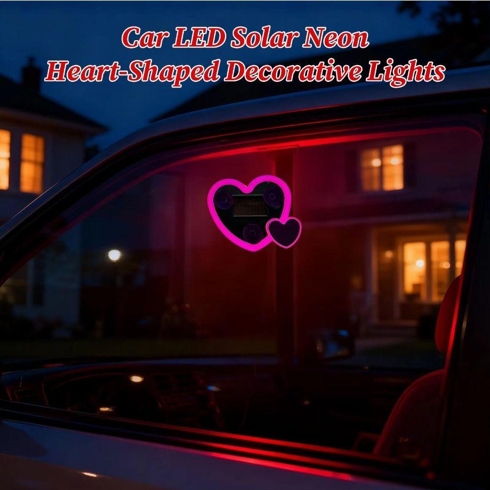 Soft Illumination Car LED Heart Light Easy Installation Car Ambient Light  Romantic Decor
