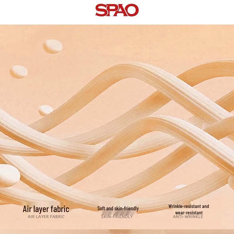 SPAO Women's Color Block Curved Blade Wide Leg Pants