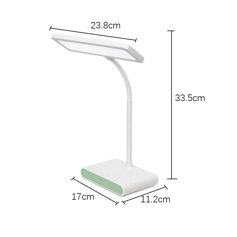 LED Hose Touch Reading Table Light Bedroom Bedside Lamp Learning Desk Lamp LED Reading Indoor  Desktop Rechargeable Desk Lamps