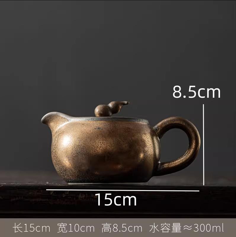 Керамический чайный сервиз Один чайник и две чашки Чайник Чашка для заваривания чая Чайник Поднос для хранения Поднос для чая Посуда для заваривания чая Наборы чайной посуды