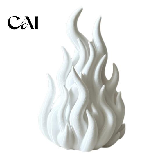 Hollow Tea Light Shield 3D Printed Flame Candle Holder Shade, Gothic Ambient Decor Figurine, Atmospheric Decorative Lamp Shade Tealight Cover