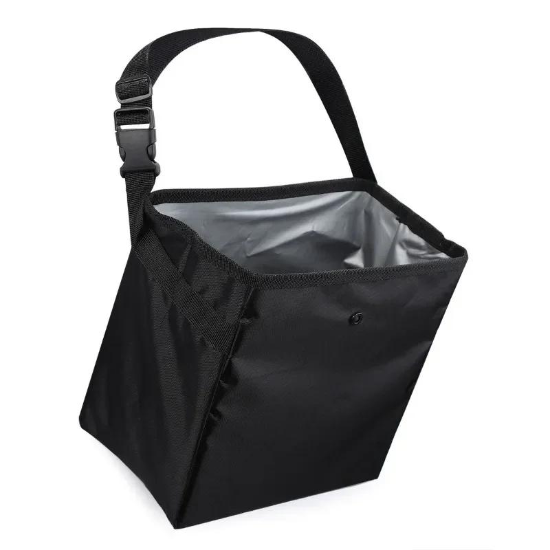 1 шт. Портативный складной автомобильный мусорный бак, водонепроницаемый подвесной автомобильный мусорный бак, многофункциональный контейнер для хранения в салоне автомобиля