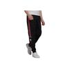 Adidas Originals Manchester United Club Casual Striped Print Joggers SS22 Men Bottoms Black HP0453