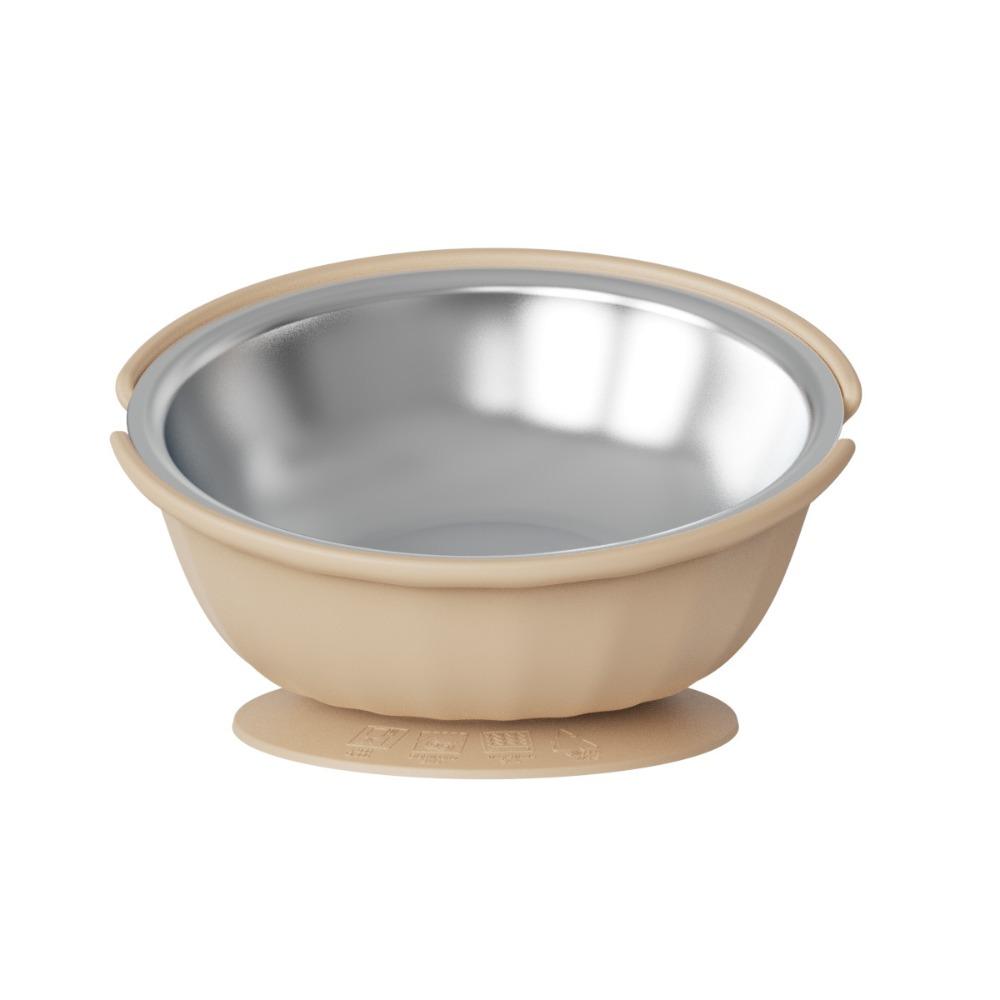 Non-Slip 2 in 1 Pet Feeder Stainless Steel Bowl Slow Feeder Bowl Pet Feeding Dish Dog Water Bowl