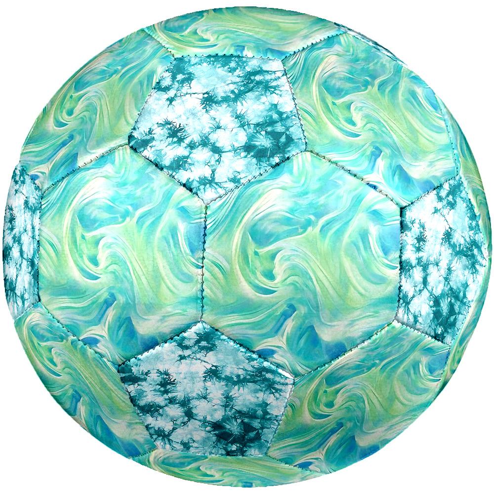 1PC Marble Abstract Waves Floral Soccer Ball Size 5 Football Machine Sewn Indoor/Outdoor Universal Football Gift W30