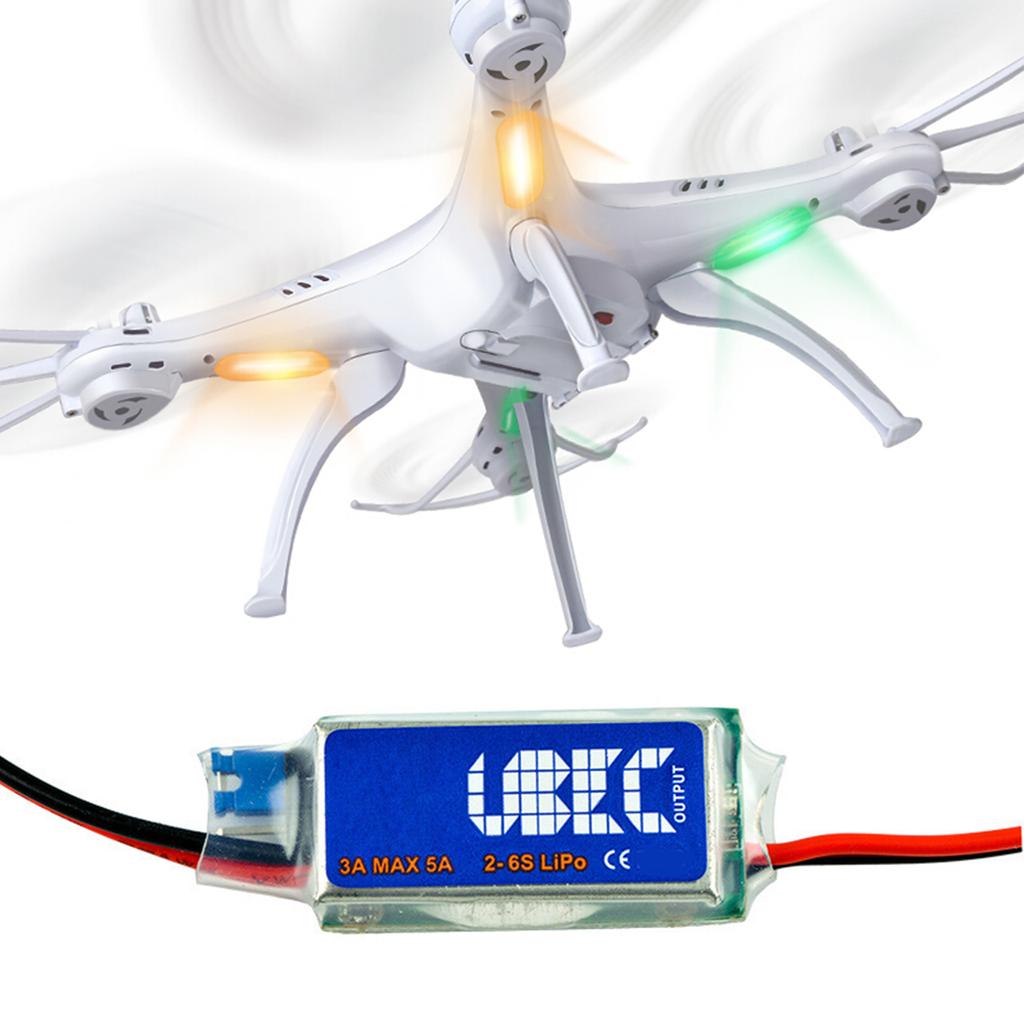 3A Switch Mode UBEC Output 5V 6V Full Shielding Antijamming Switching Regulator 2-6S Lipo for RC Helicopter