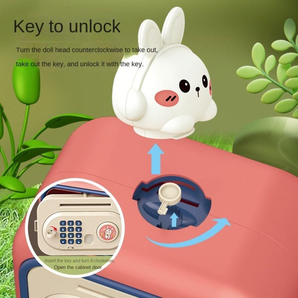 Password Lock Smart Money Deposit Box Voice Reminder Electronic ATM Penny Bank Adults/Girls/Boy