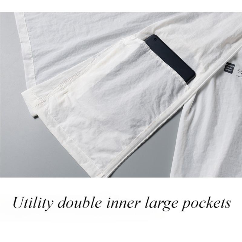 2024 Летняя солнцезащитная куртка унисекс с капюшоном, ультратонкая, быстросохнущая, удобная, прохладная, ветровка для активного отдыха, рыбалки, кемпинга, защиты