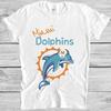 Футболка Miami Dolphins 80-х Спортивная Флорида Американский футбол Крутой Подарок Футболка M239