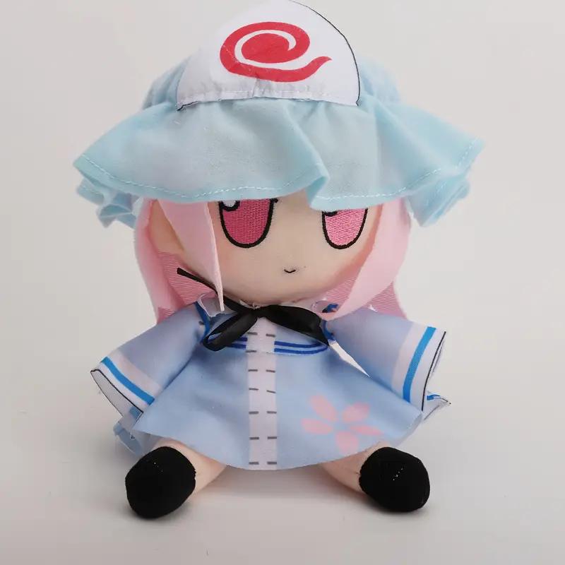 20 см Аниме-аксессуар из проекта Touhou fumo×fumo TouHou Project Ююко Мягкая игрушка Ююко Плюшевые игрушки Touhou Подарки на день рождения для детей