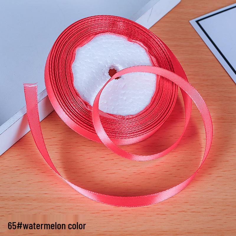 1 см атласная лента для украшения подарочной коробки и бантов, специальная для трансграничной торговли