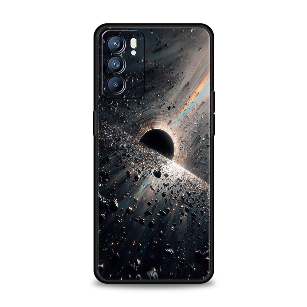 Чехол для телефона Oppo Reno 13 12 11 10 7 F Find X5 X6 A98 A80 A79 A78 A57 A54 A31 A17 Pro со звездным небом и луной, мягкая TPU крышка