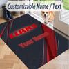 Custom Text Printed Rug CLAAS Non Slip Floor Carpet For Home Room Decor
