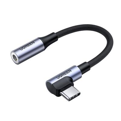 Ugreen Угловой игровой аудиоадаптер USB-C на 3,5 мм