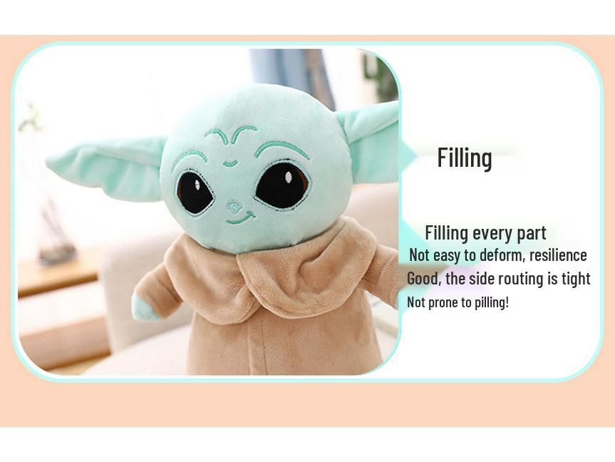 Cross-border Star Wars Baby Yoda Plush Toy: Master Yoda Baby Version
