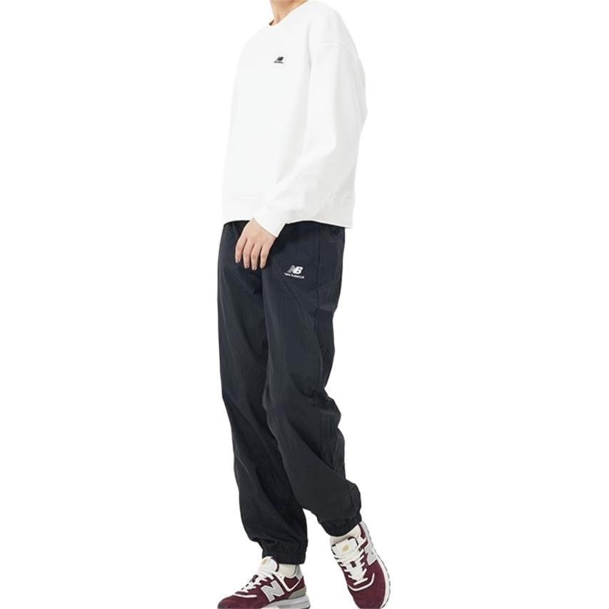 New Balance Knitted Sweatpants Women's Black Moderate Cuffed Pants WP21500-BK
