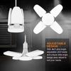 Светодиодная лампа E27, складная, в форме веера, AC85-265V 170V-265V, деформируемая, для потолочных светильников дома, склада и гаража, лампа белого света