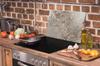 Glass stovetop protector 70x52 Dog