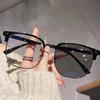 Photochromic Anti Radiation Glasses Eyeglass Eyeglasses For Woman Men Vintage Eyebrow Frame Glasses Fashion Eyewear