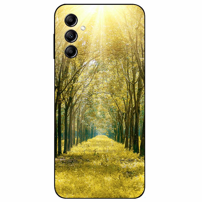 Для Samsung A14 4G A 14 M14 5G Чехол Расписной ТПУ Мягкий Силикон Черный Funda для Samsung Galaxy A14 A145F Бампер GalaxyA14 M 14 Сумка