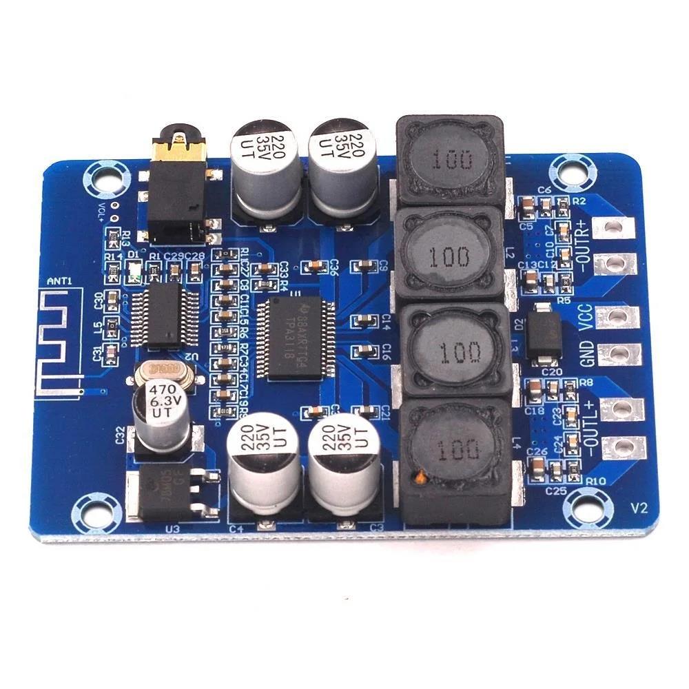 XH-M314 TPA3118 2x45W 12V 24V Stereo audio Bluetooth Digital power Amplifier Board amplificador ModuleGood product