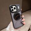 For iPhone 17 Pro Max Case Compatible with MagSafe Rotating Kickstand Skin Touch PC TPU Phone Cover
