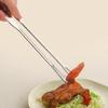 Heat Resistant Long Handle Grill Tongs Non-Slip Kitchen Tongs Barbecue Tongs  Barbecue