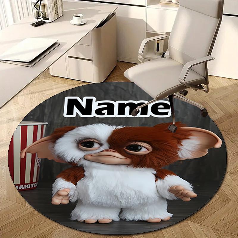 Personalized G-Gremlin Round Chair Office Rug - Perfect for Mat, Office Chair & More - Ideal Gift for Birthdays and Holidays