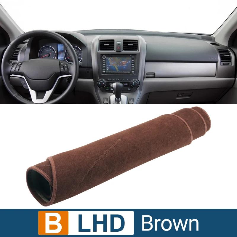 Чехол на приборную панель автомобиля, защитный чехол от солнца, защитный чехол от ультрафиолета, нескользящий коврик для Honda CR-V CRV CR V 2007 2008 2009 2010 2011