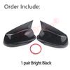 Rearview Mirror Cover Wing Side Rear View Mirror Cap for BMW 5 Series F10 F11 Pre-LCI 520i 523i 525i 528i 530i 535i 550i 2011-13