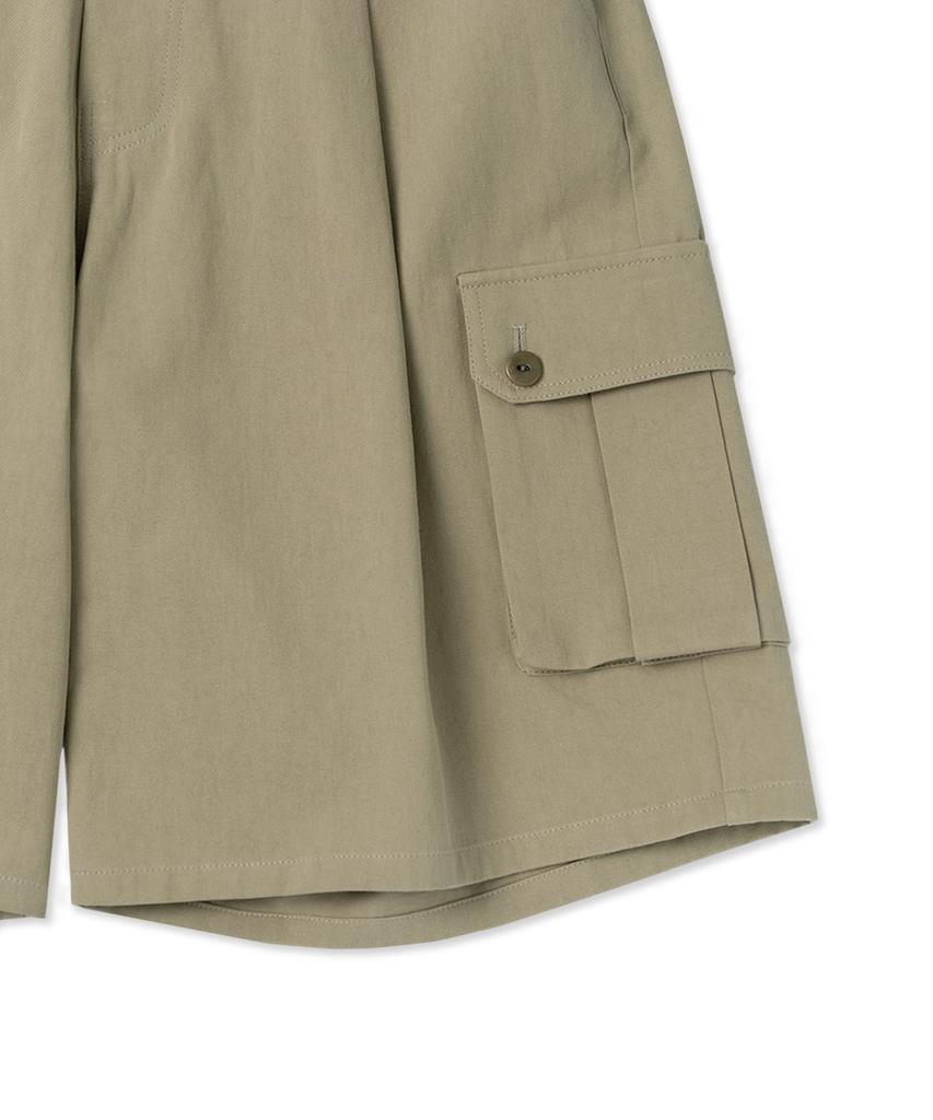 WITHOUT SUMMER Grain Bermuda Pants_Beige